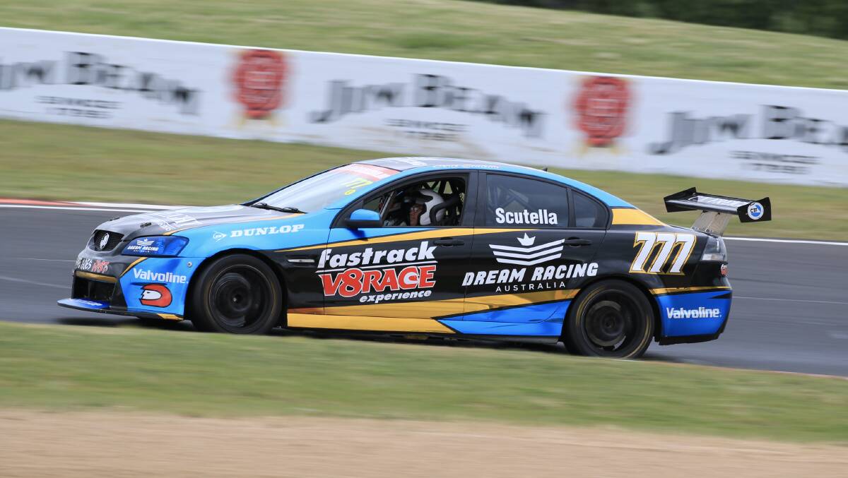 A Fastrack car in action racing around Mount Panorama. Picture supplied
