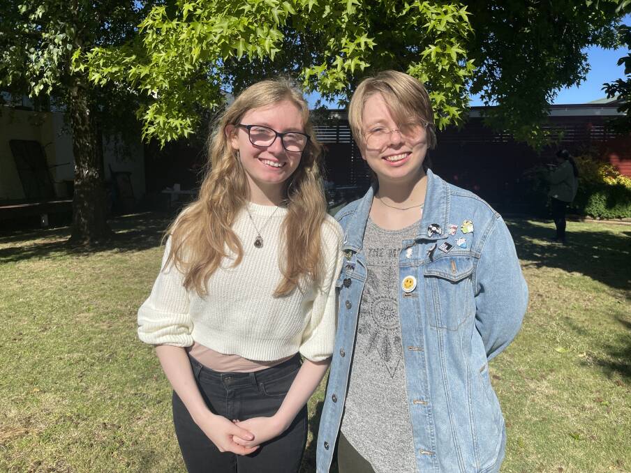 Lauren Evans and Ava Watson both received ATAR's above 90, and plan to continue their studies at ANU in the coming years. Picture by Alise McIntosh