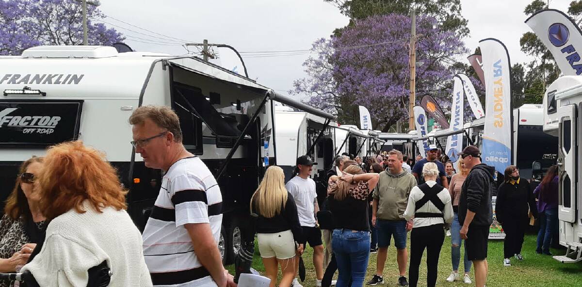 Attendeees were browsing through hundreds of caravans at the 2022 expo. Picture supplied