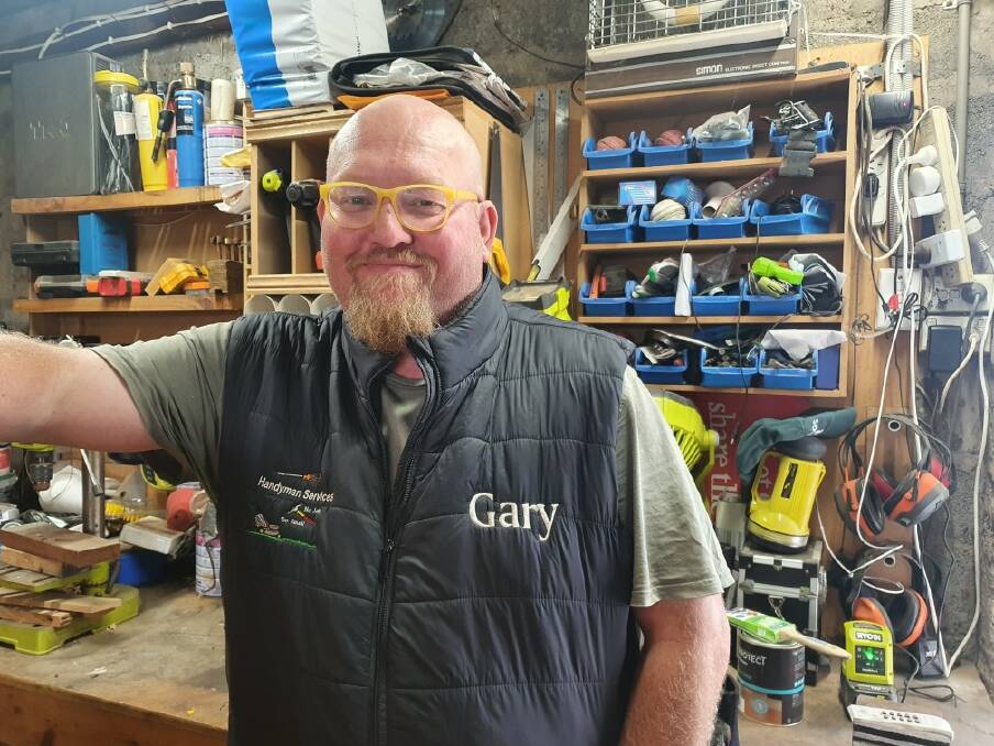 Gary Bennett in his workshop. Picture by Alise McIntosh