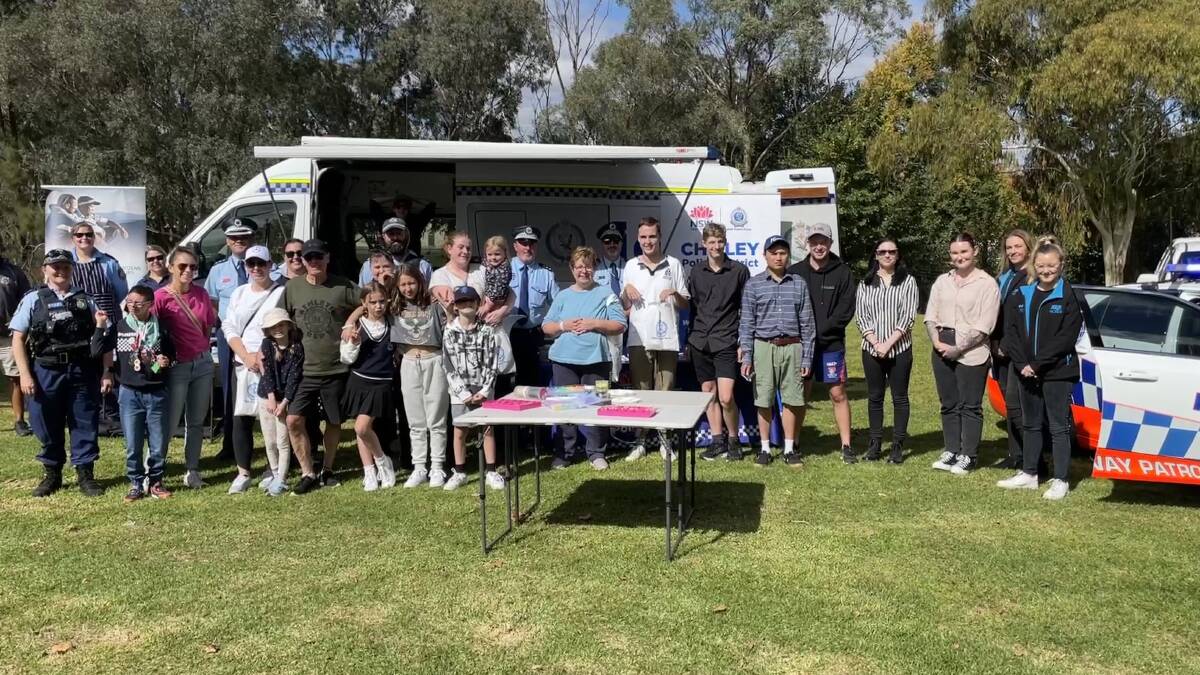 Attendees at the Chifley Police District Youth Week event at Peace Park. Picture by Alise McIntosh