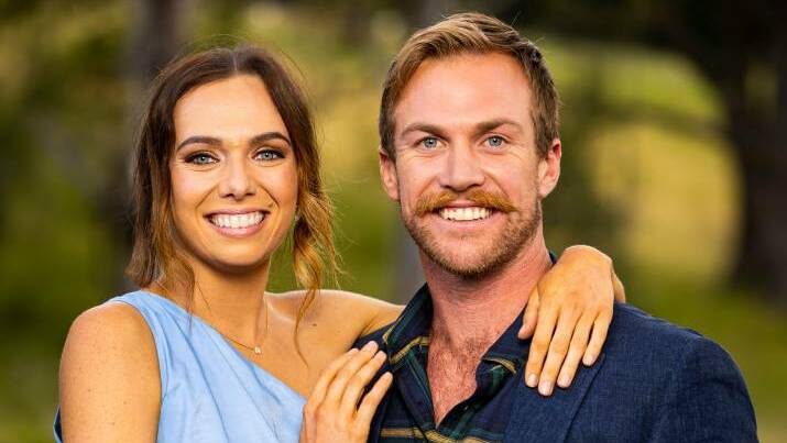 David and Emily said they had fallen for one another on one of the Farmer Wants a Wife finale episodes. Picture via Channel Seven
