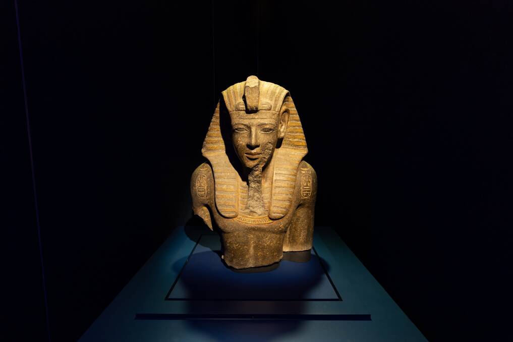Bust of Ramses II. Picture from World Heritage.