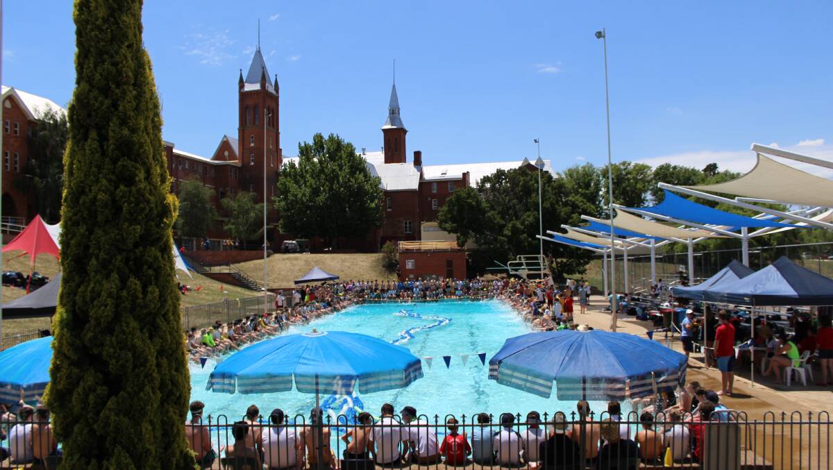 Stannies hosts the annual swimming carnival at the College.