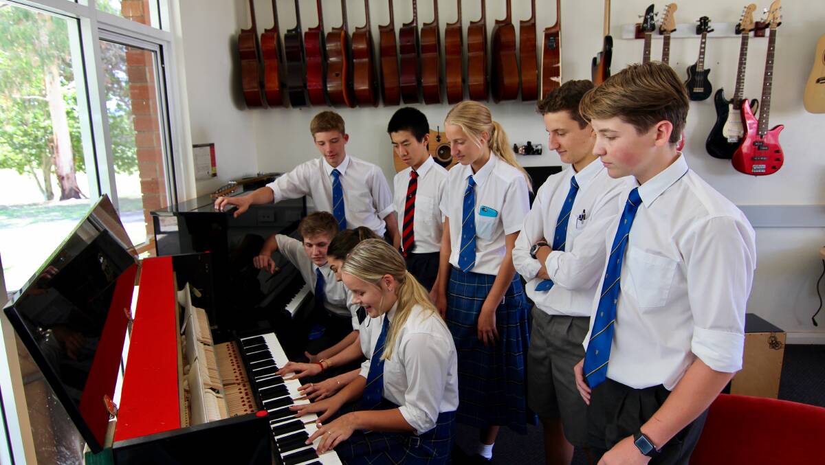 Co-curricular programs: There is a wide range of programs to develop the whole person including many music groups.
