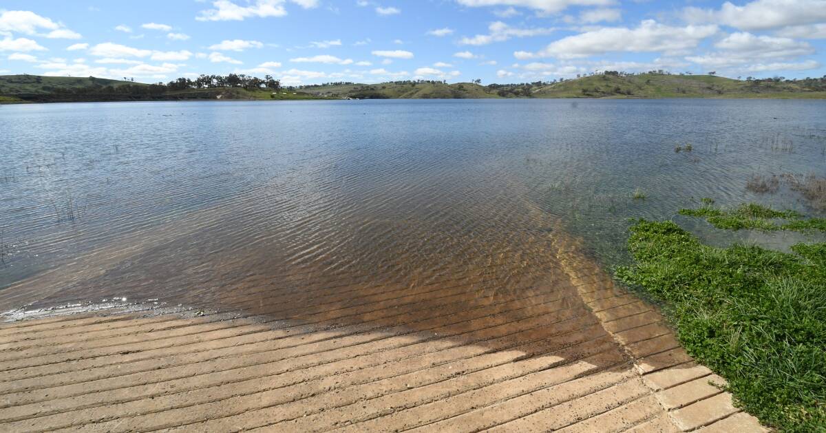 Ben Chifley Dam is just 13 centimetres off hitting capacity