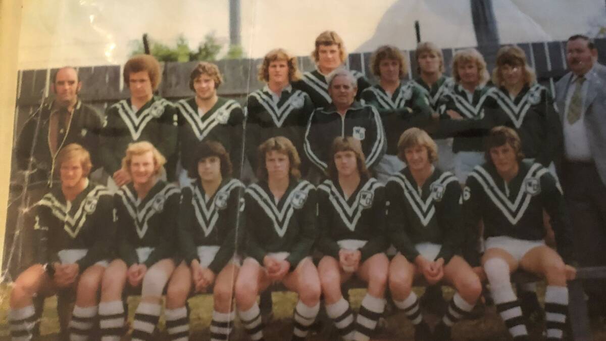 BAD MEMORIES: Royce Simmons representing Western Division under 18s in 1976. He's pictured far right in the front row. Photo: CONTRIBUTED 