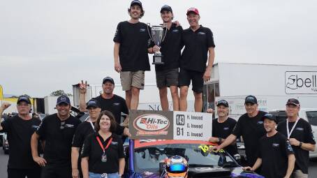 The A1 Towing Bathurst team after finishing 13th overall in the Bathurst 6 Hour and second in its class. Picture supplied