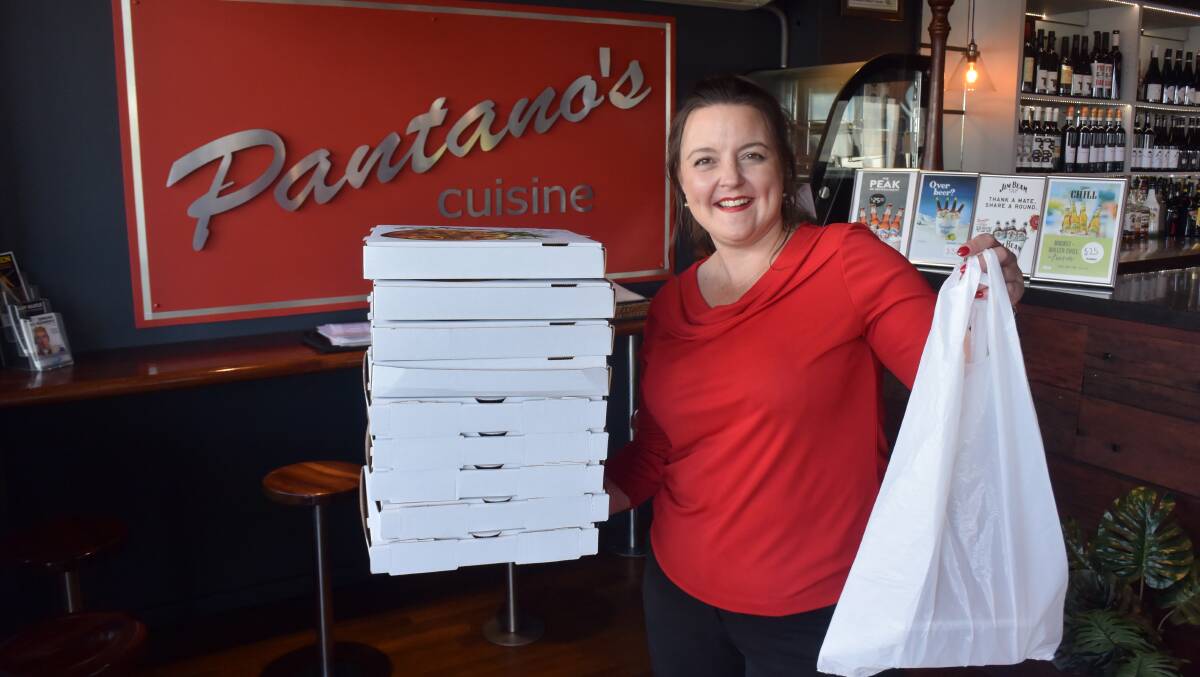 MAKING THE SWITCH: Pantano's Bar and Grill owner Fiona Mill has responded quickly to the restrictions placed on restaurants and cafés. Photo: RACHEL CHAMBERLAIN 032320rcfood