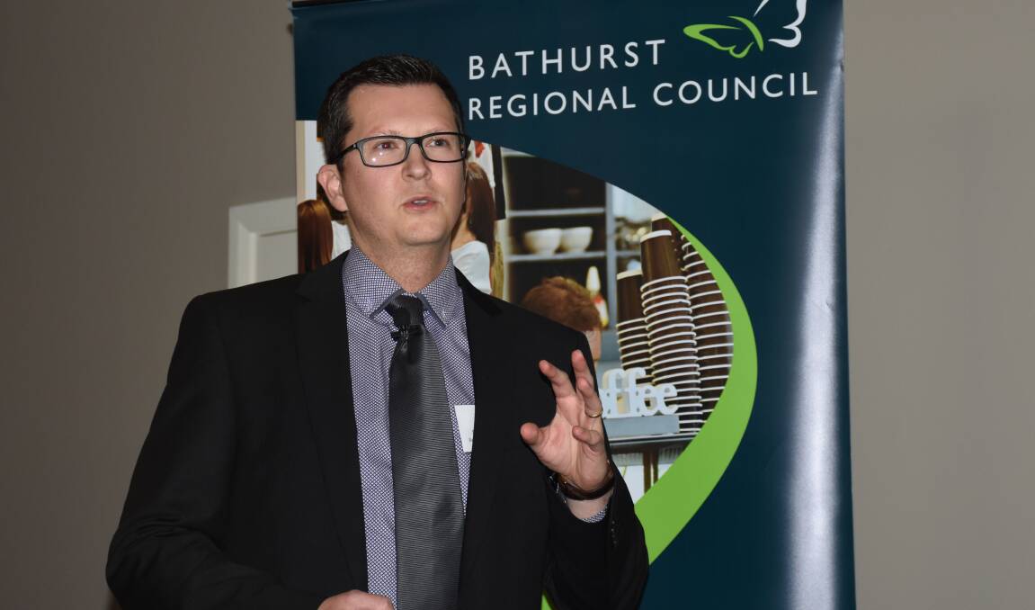 BIZMONTH: Bathurst Regional Council economic development manager Steve Bowman is encouraging the local community to support local businesses during BizMonth. Photo: NADINE MORTON