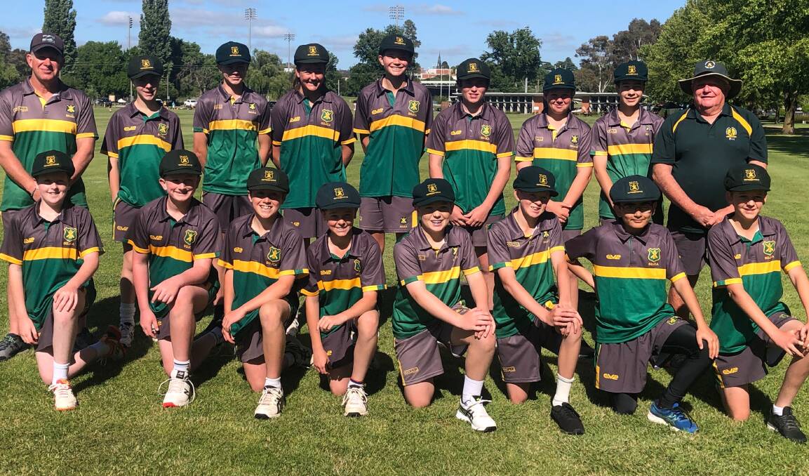 The Bathurst District under 14s team. Photo: CONTRIBUTED