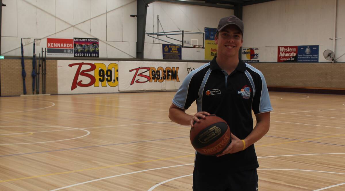 UPGRADE: Bathurst Indoor Sports Stadium manager Andrew James, at the main basketball courts that have had its floorboards refurbished. 