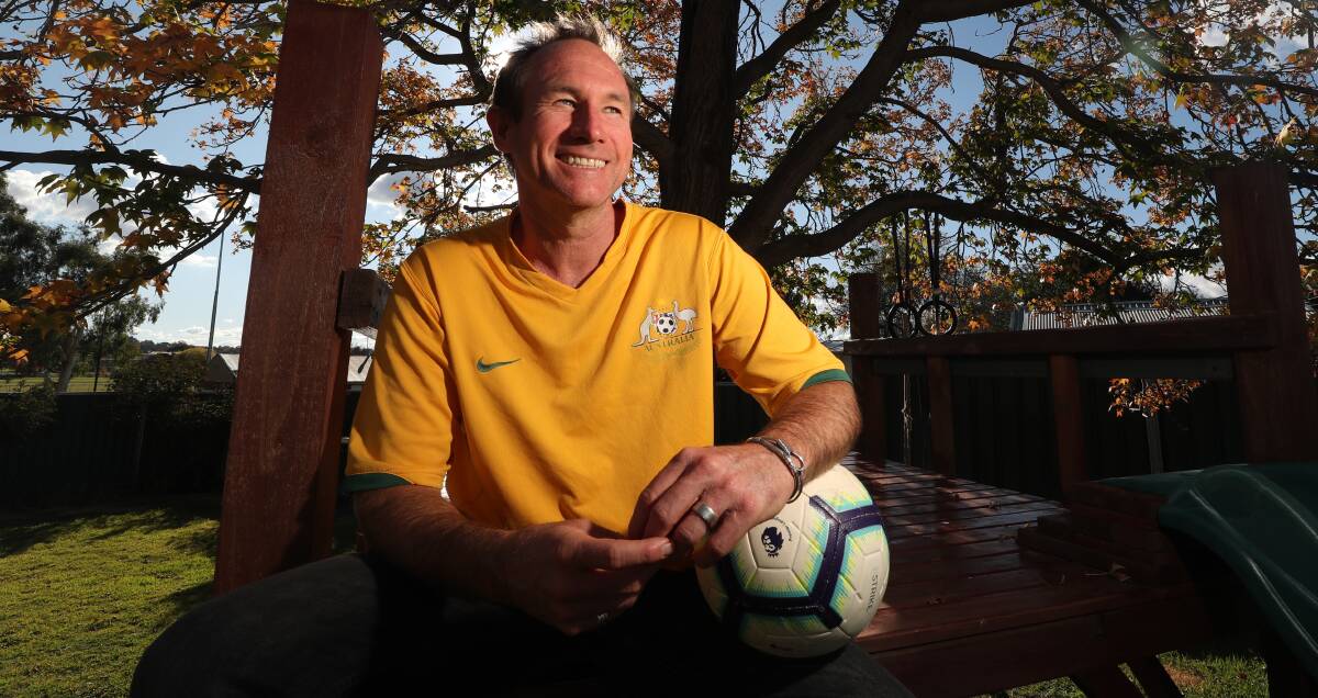 Bathurst 75 treasurer Ian Wells has expressed his sadness in not being able to playing soccer right now, a feeling many will be able to resonate with. Photo: PHIL BLATCH