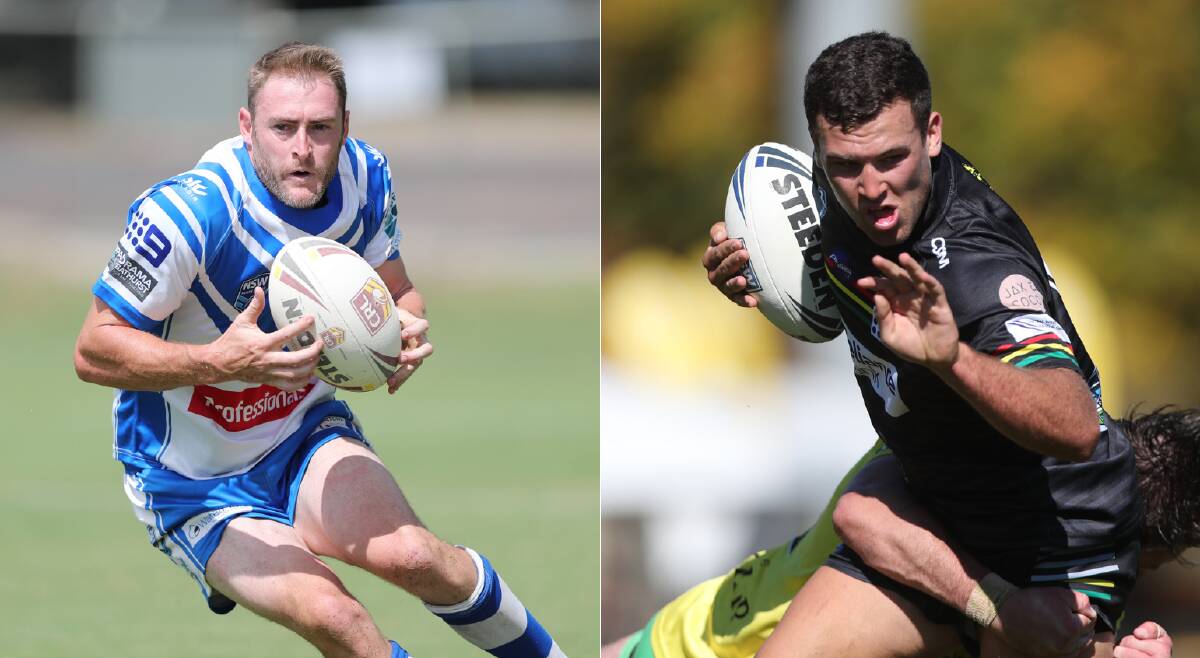 DRAW UPDATE: St Pat's back Lee McClintock and Bathurst Panthers' Josh Rivett will get the chance to play twice in 2022. Photos: PHIL BLATCH