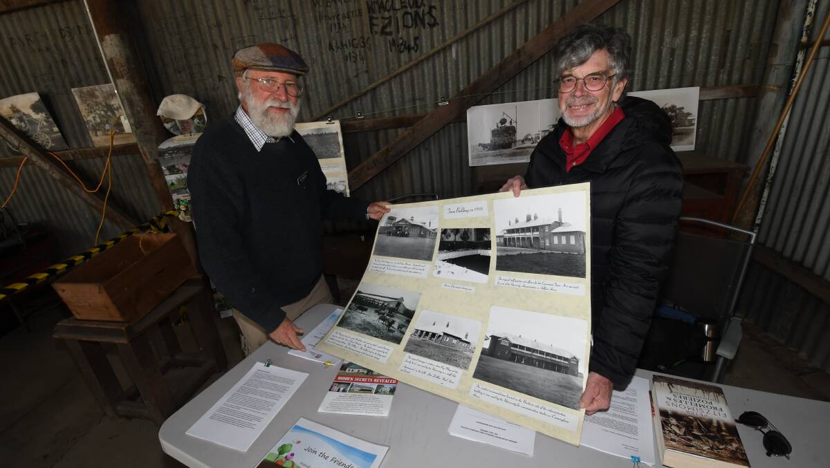 HERITAGE LISTED: Friends of Bathurst Agricultural Research Station vice president Roy Menzies with president Chris Bayliss. Photo:CHRIS SEABROOK 051318ctrail15
