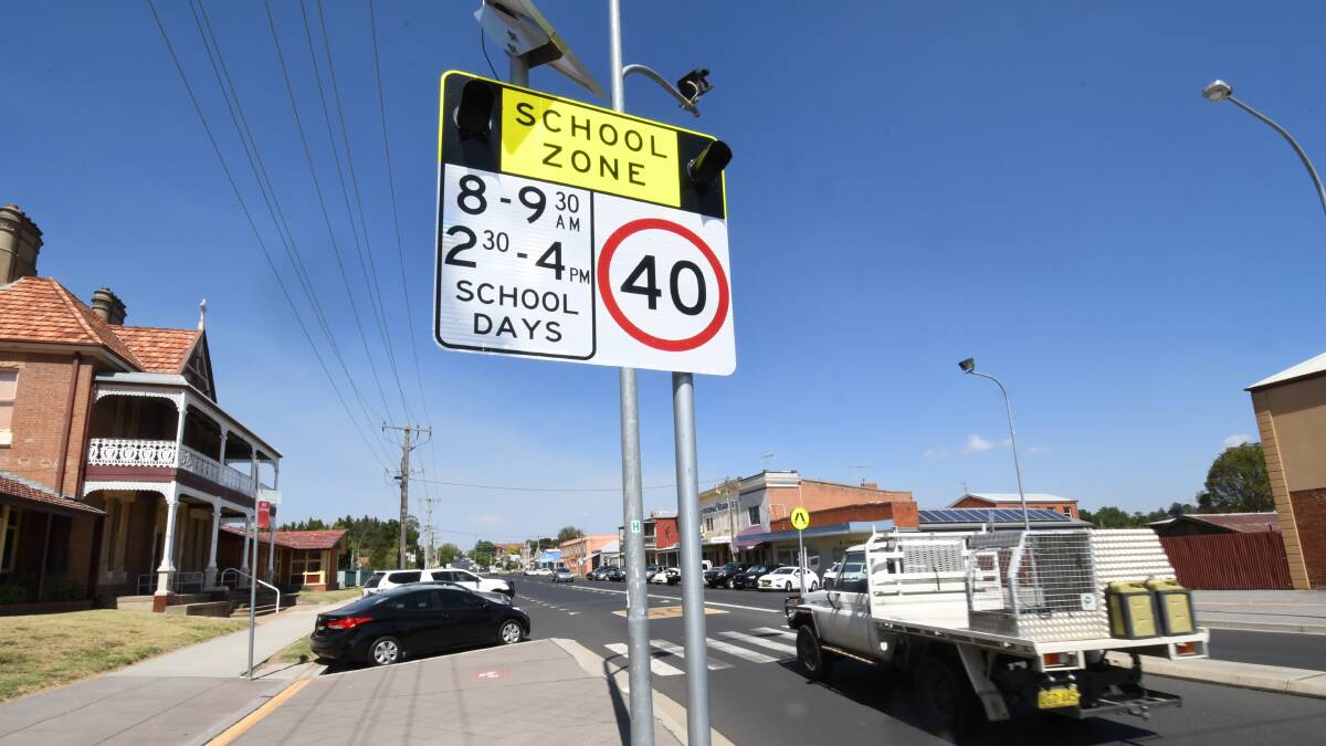 DRIVE TO THE RULES: Motorists will have to be extra careful when in school zones, with the NSW Government dealing out harsher punishments for parking-based offences. Photo: CHRIS SEABROOK 021318c40kzone1  