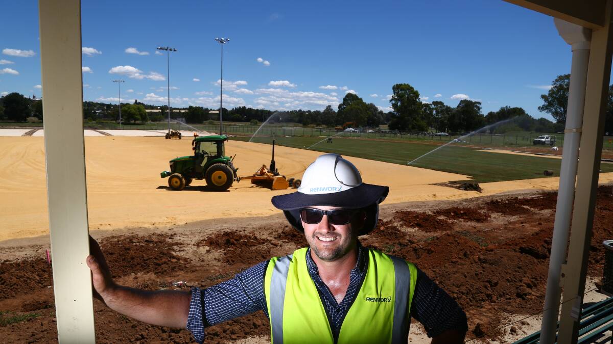 TURF LAID: Redevelopment of Proctor Park nearing home stretch