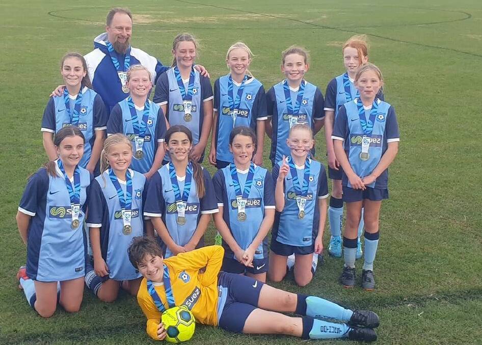 WINNERS: The Bathurst under 12s team after its Western Youth League win. Photo: CONTRIBUTED