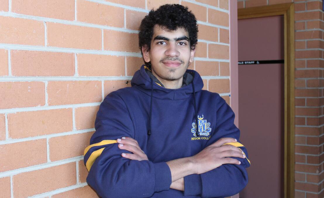 SELECTED: Abdelaziz Dahshan will represent Bathurst High Campus at the Secretary for a Day initiative in Sydney next month, with three other students from the Central West selected too. Photo: BRADLEY JURD