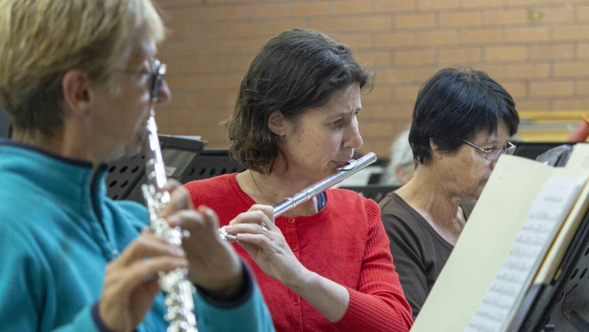 PREPARING: Pictured are some of the Bathurst City and RSL Concert Band musicians practicing, ahead of the weekend's Remembrance Festival. Photo: SUPPLIED