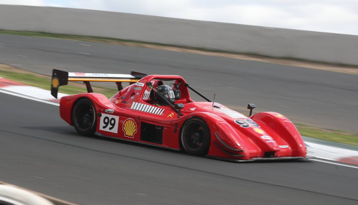 BACK ON TRACK: The Radical Matt Windsor now owns competed at last year's Speed Weekend. Photo: PHIL BLATCH