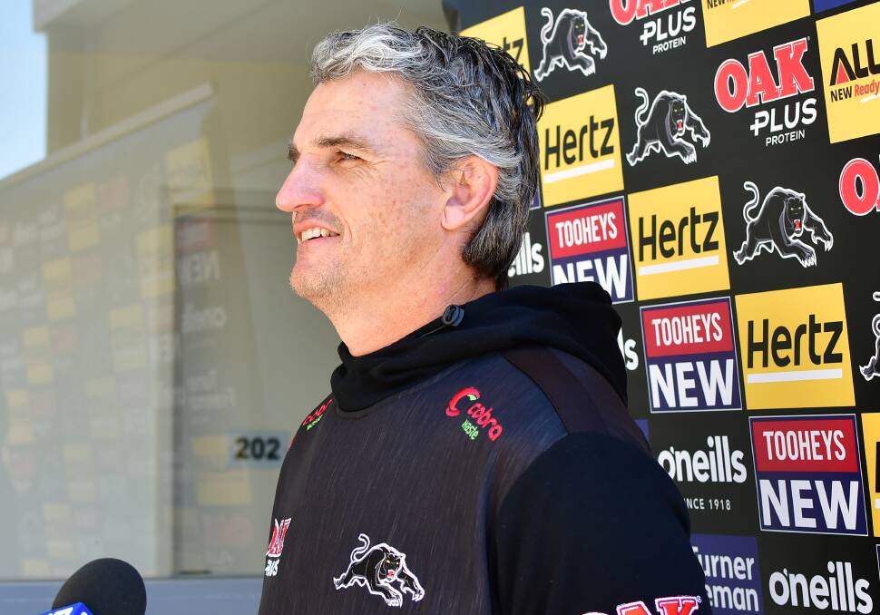 BOSS: Penrith Panthers coach Ivan Cleary has his final say before Saturday's NRL match in Bathurst. Photo: BRADLEY JURD