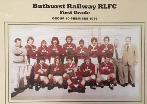 CHAMPS: The 1976 Bathurst Railway premiership-winning team. Railway defeated Lithgow Workmen's Club in the grand final 21-14 at the Bathurst Sportsground. 