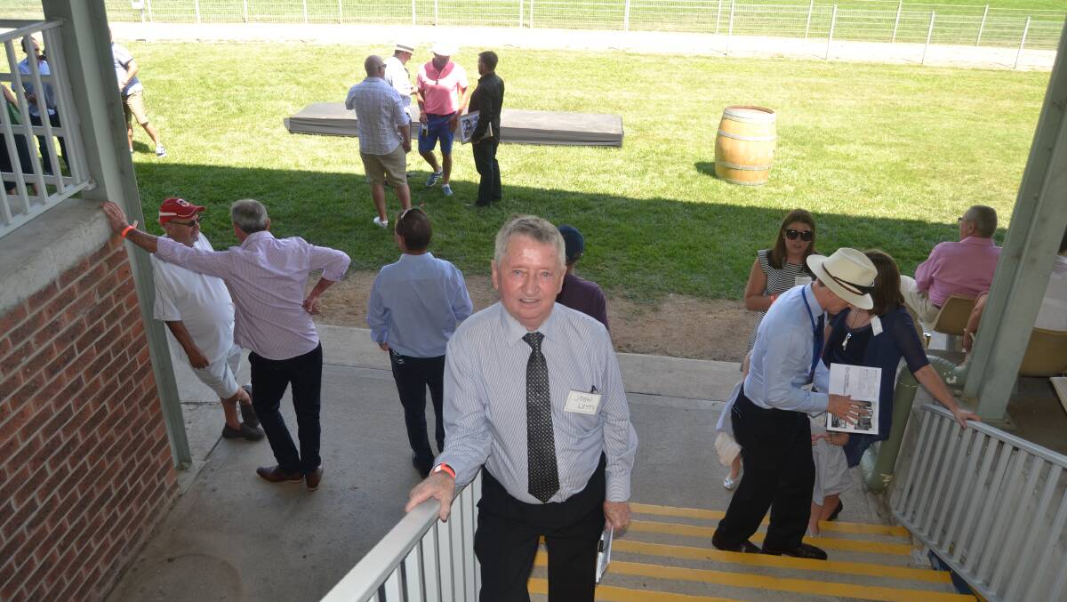 RACING ROYALTY: Former Melbourne Cup winner John Letts was in attendance for the Bathurst Cup on Sunday. Photo: BRADLEY JURD
