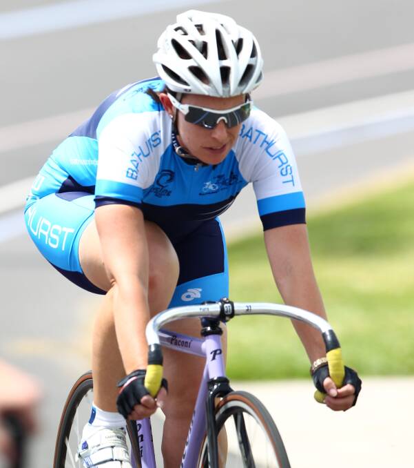 GOLD: Bathurst Cycling Club's Toiresa Gallagher picked up a gold medal at the Cycling NSW Masters Championships in Orange and Molong on the weekend. Photo: PHIL BLATCH