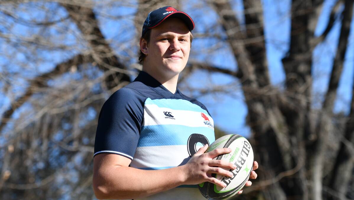 GAME ON: Tom Hooper will play for the Australian schoolboys against New Zealand on Friday. 