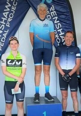WINNER: Rosemary Hastings won the Bathurst Cycling Club's Easter handicap race on Sunday. Photo: CONTRIBUTED