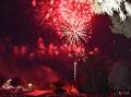 Fireworks lit up the night sky over Bathurst on New Year's Eve. Pictures by Rachel Chamberlain 