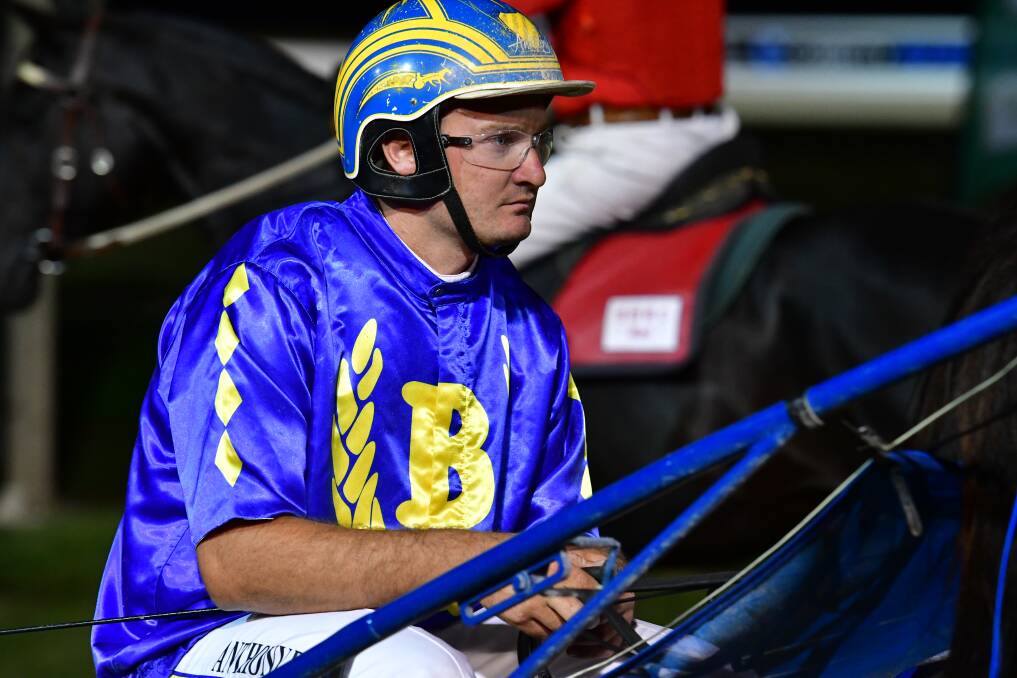 IN THE GIG: Anthony Frisby says it'll come down to lack for his two drives in the Inter Dominion heats at Menangle on Saturday. 