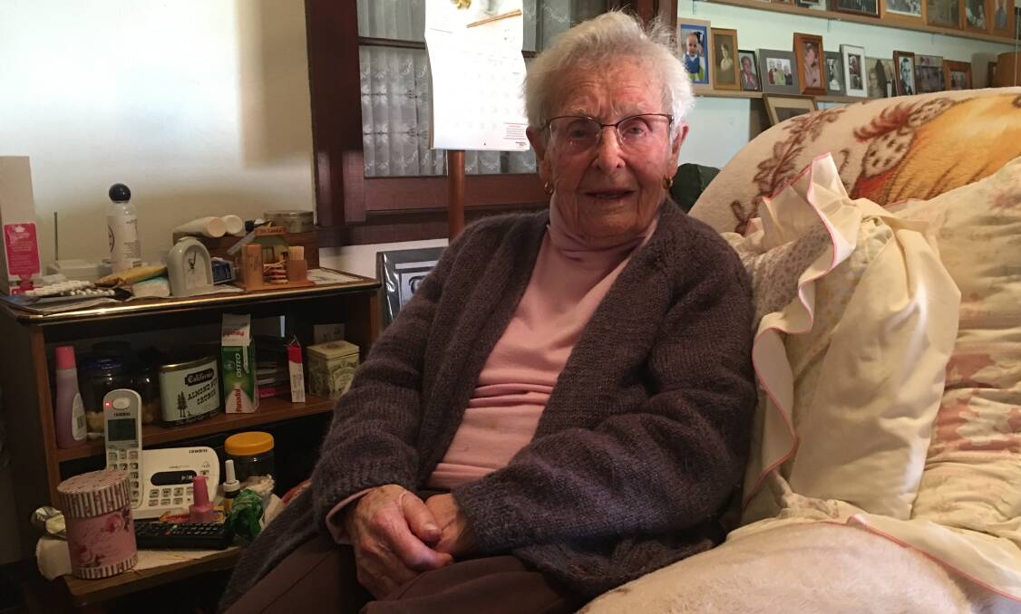 HAPPY BIRTHDAY: Bathurst resident Francie Morris celebrated her 103rd birthday on Sunday, July 12. Photo: BRADLEY JURD 
