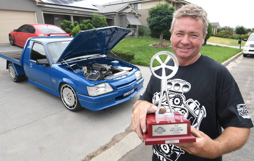 TOP CUSTOM CAR: Danny Board claimed the award for best custom street car at Summernats, from January 3 to 6. Photo: CHRIS SEABROOK