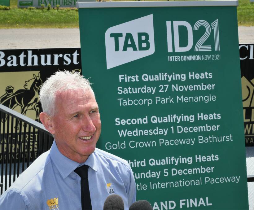 BIG OCCASION: Bathurst Harness Racing Club CEO Danny Dwyer ahead of the Inter Dominion heats next month. Photo: CHRIS SEABROOK