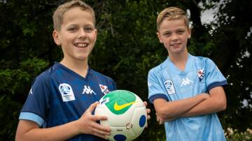 Max Banning and Jake Kearney have both been selected to represent NSW Country under 12s' futsal team at the national championships next year. Picture by James Arrow