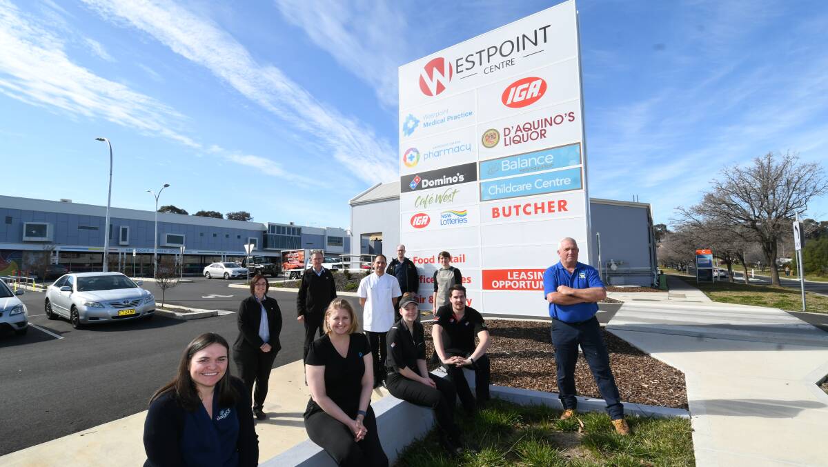 NEW LOOK: Business representatives from the expanded Westpoint shopping centre. There'll be a grand opening on Saturday. Photo: CHRIS SEABROOK