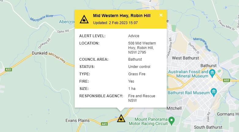 RFS and Fire Rescue NSW respond to grass fire at Robin Hill