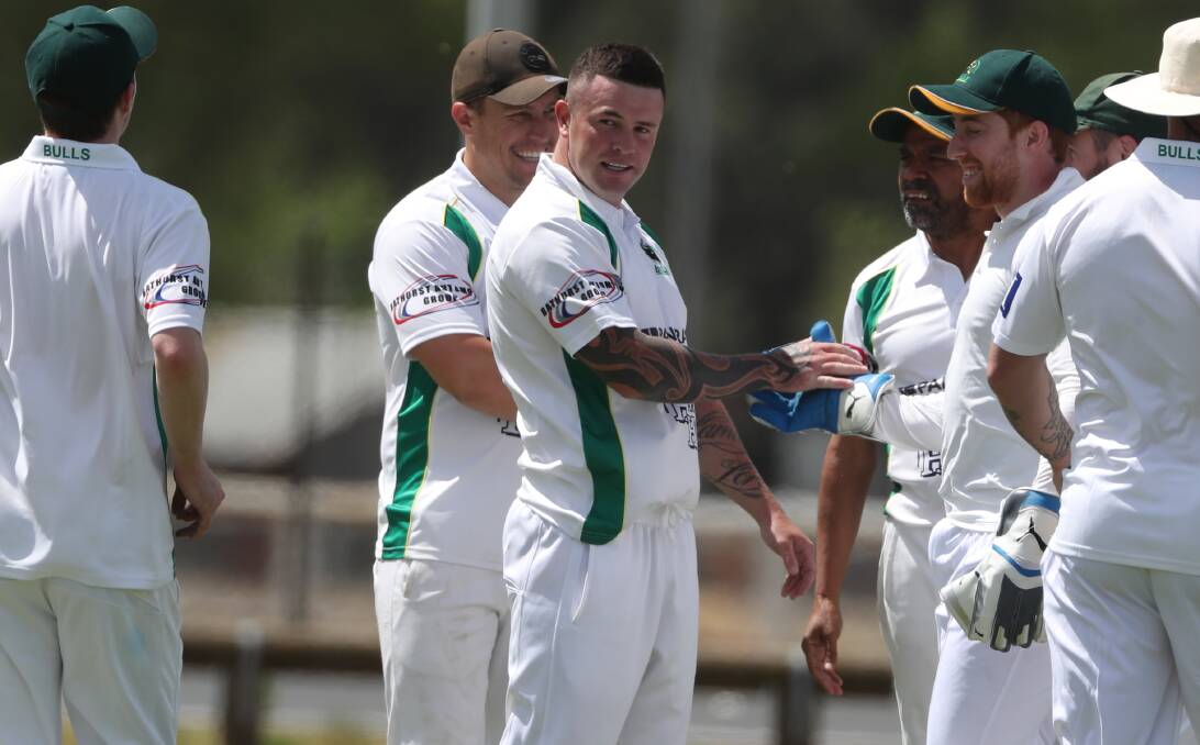 SURPRISE: Kurt Toole, pictured back in round one, has led Centennials Bulls to two wins from as many matches to start the 2019-20 Bathurst Orange Inter District Cricket season. Photo: PHIL BLATCH