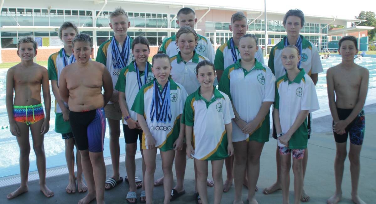 HOT FORM: Bathurst Swim Club members claimed a number of PBs at the NSW Swimming Country regional meet in Orange on the weekend. 