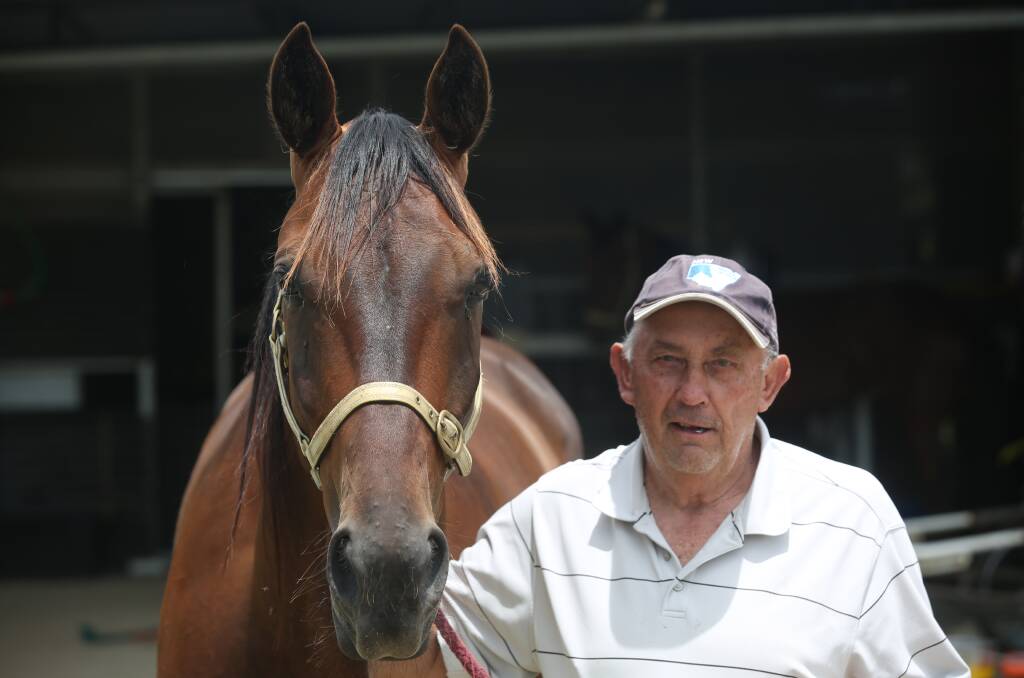 IN WITH A CHANCE: John Boserio pictured with Mistery Road. Photo: PHIL BLATCH