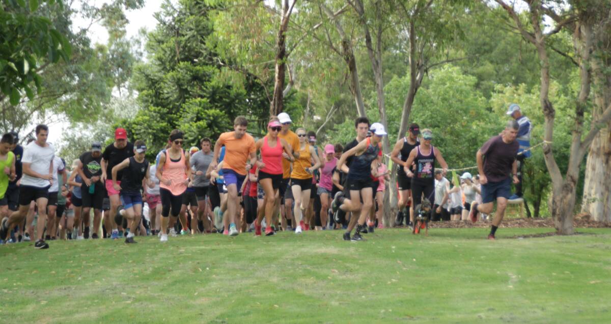 NEW YEAR RUN: Over 100 runners participated in Bathurst parkrun's annual New Year's Day event. Photo: BRADLEY JURD