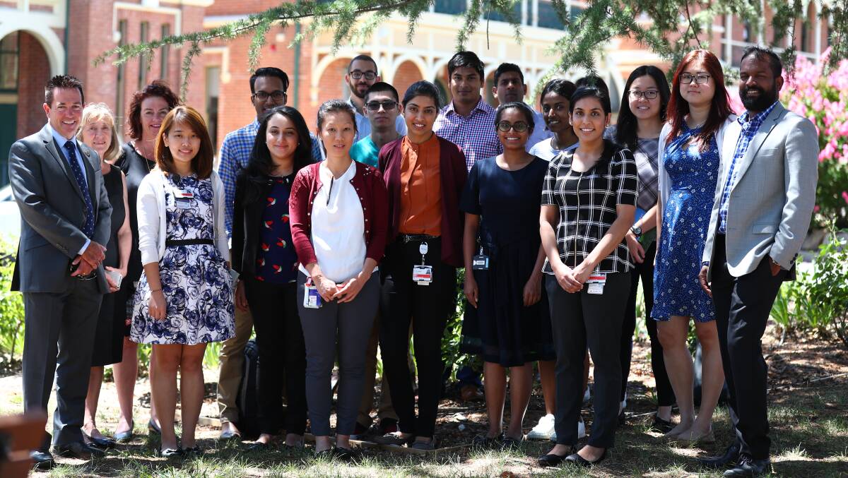 NEW FACES: Bathurst Hospital welcomed new medical graduates, as a part of a record intake of intern doctors funded by the state government in 2018. Photo: PHIL BLATCH