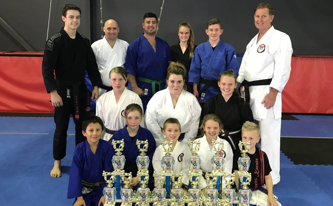 TOP EFFORT: The Precision Martial Arts team that travelled to Sydney on October 21, to compete in the ISKA CCP Cup. Photo: SUPPLIED