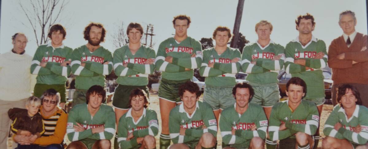 SHAMMIES A NO-GO: Lithgow Shamrocks pictured during the 1980s, one of the most successful Group 10 teams for the decade. The club's proposal to join the Mid West Cup has been rejected. 