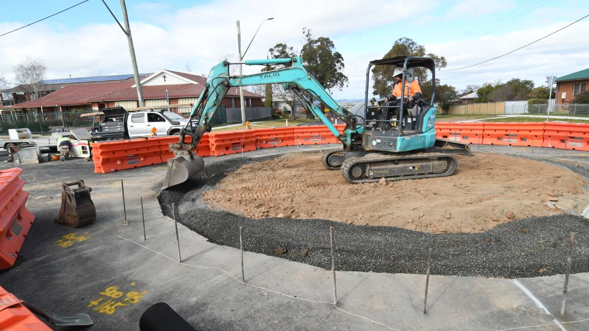 Work on Lambert-Mitre-Suttor roundabout is in its final stages