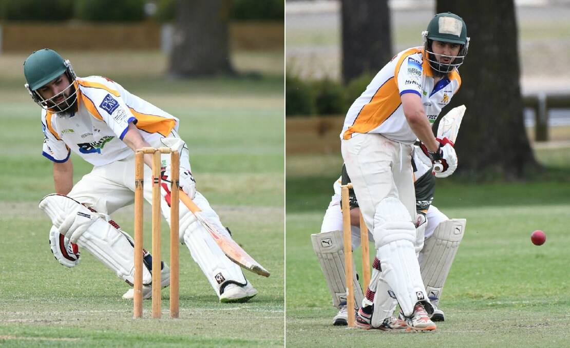 FAMILY AFFAIR: Brothers Imran (left) and Jameel Qureshi (right) combined for a 142-run opening stand for Rugby Union on Saturday against Orange CYMS. Photos: CHRIS SEABROOK