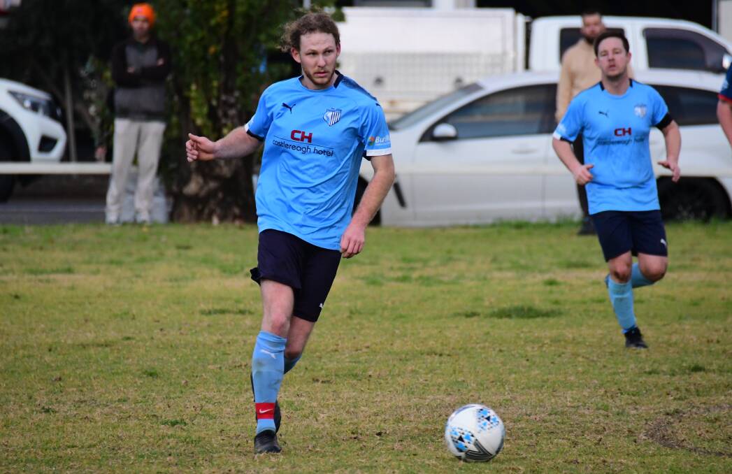 Macquarie United's Connor Crain: PHOTO: AMY McINTYRE