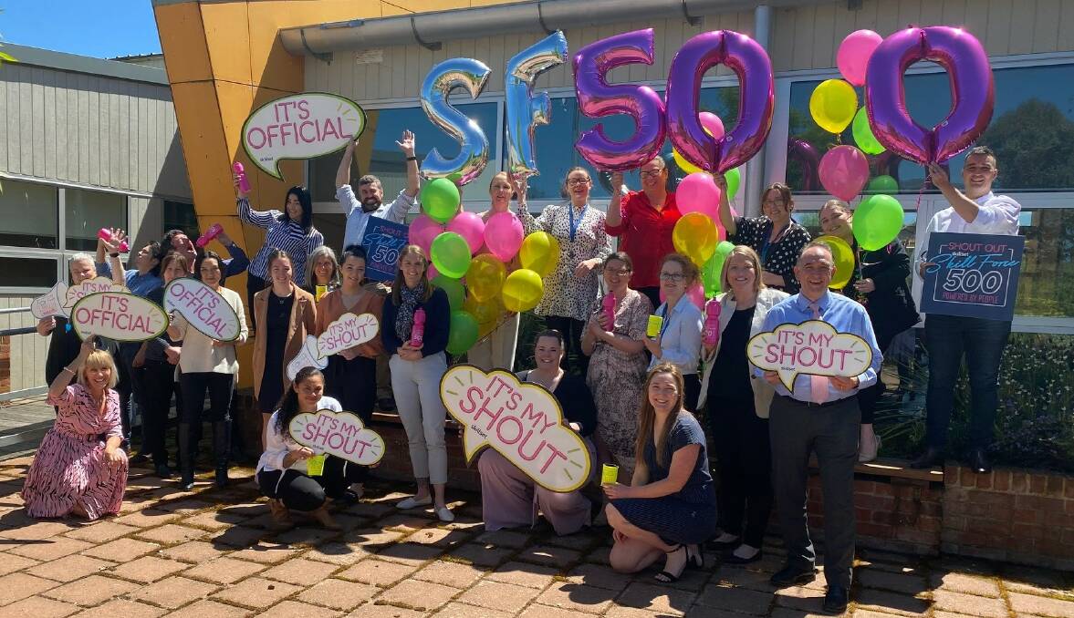 LET'S GO: Skillset Bathurst staff came together to release their annual jobs and skills campaign, SkillForce500 for its third year, with a fresh new look. Photo: CONTRIBUTED